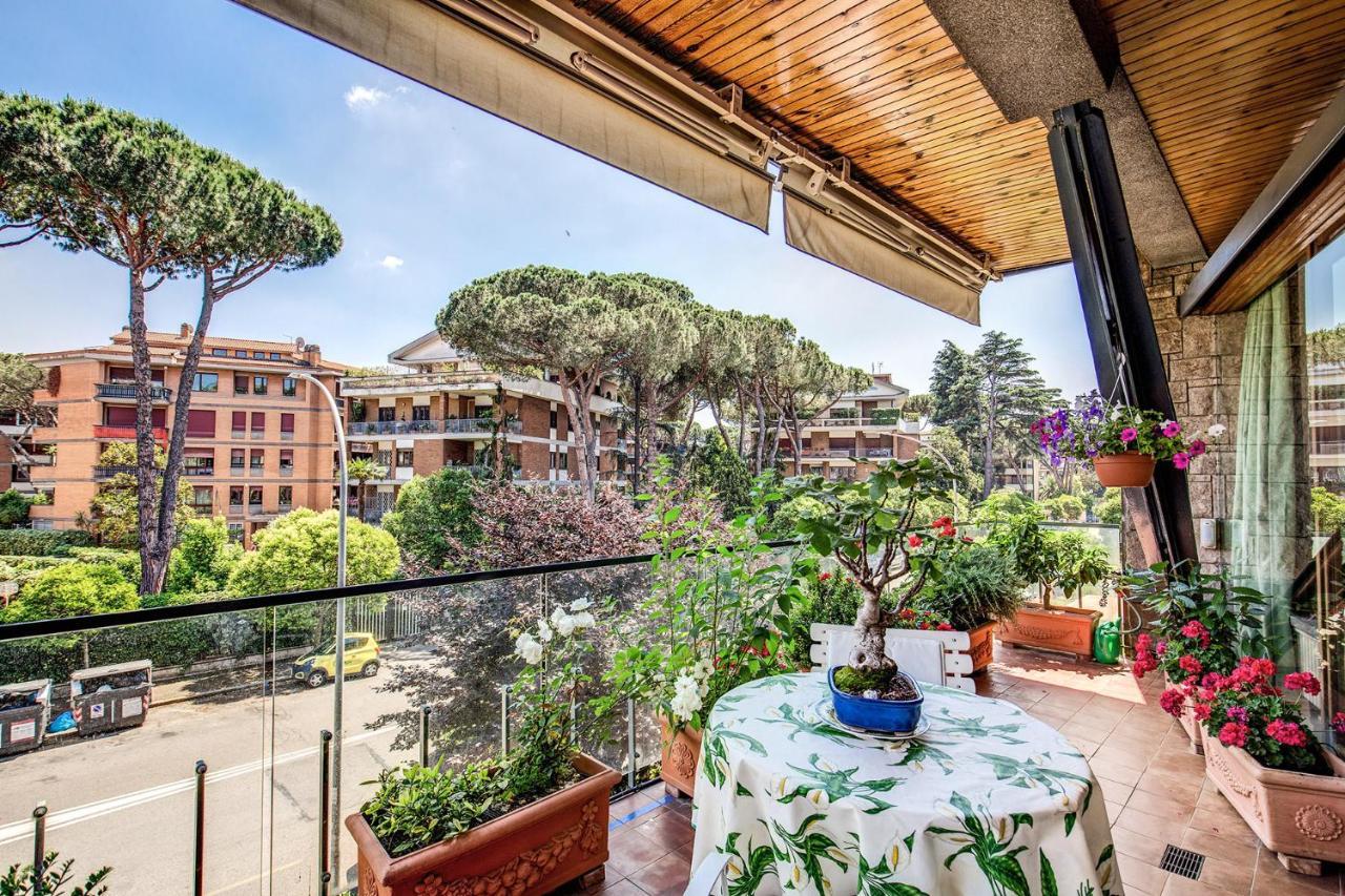 Terrazza Piccolomini: Elegant Apartment Stunning View Over Rome/St Peter'S Dome מראה חיצוני תמונה