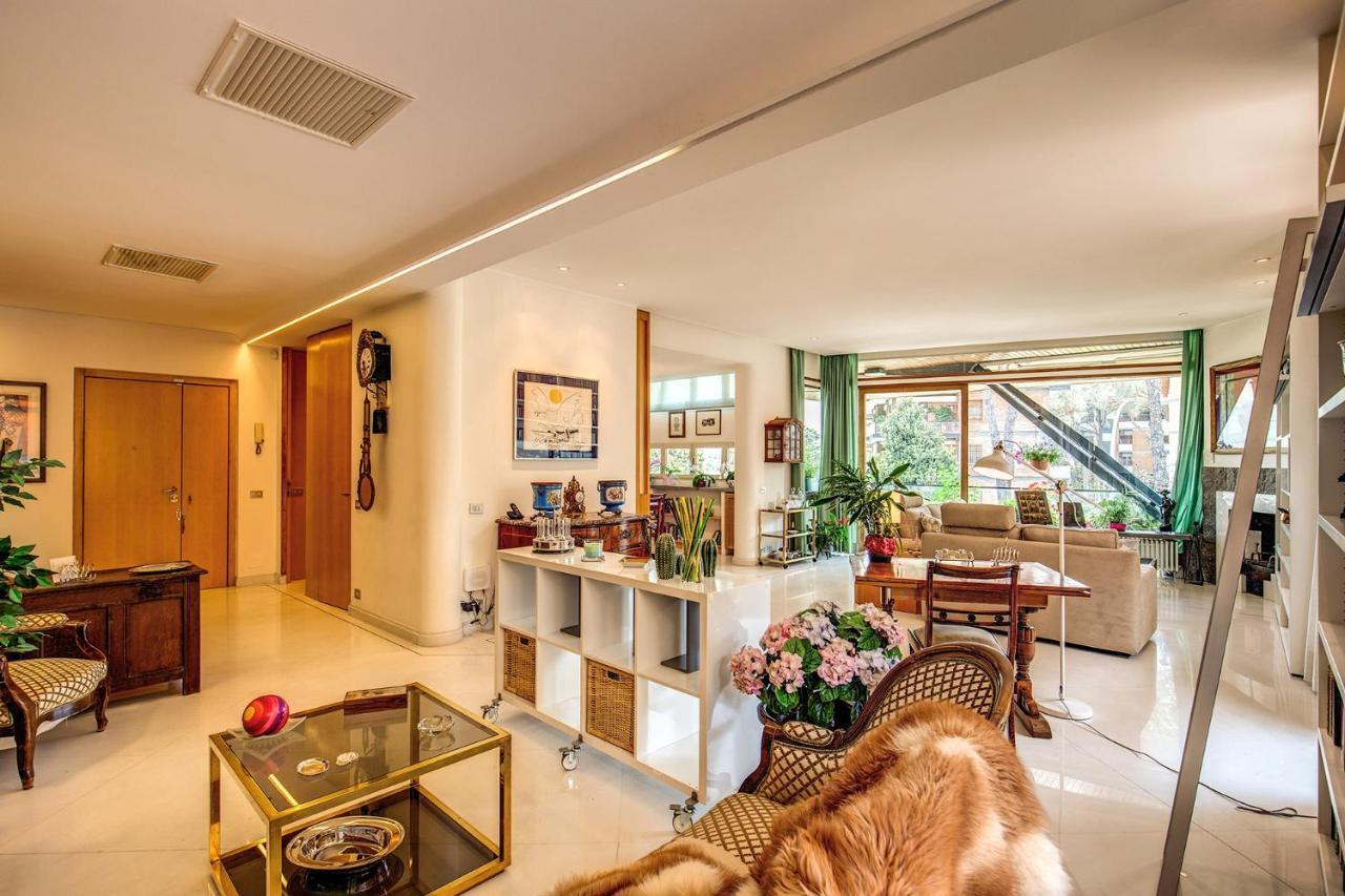 Terrazza Piccolomini: Elegant Apartment Stunning View Over Rome/St Peter'S Dome מראה חיצוני תמונה