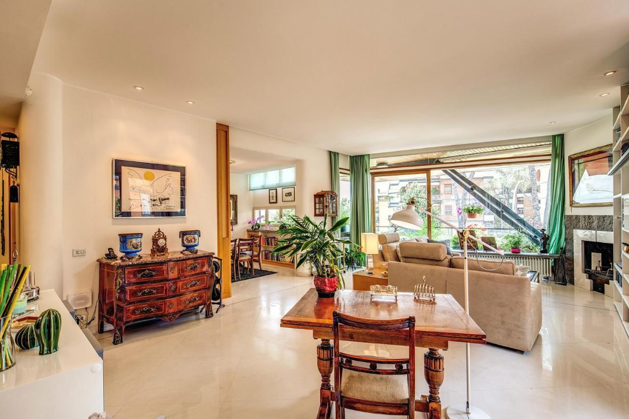 Terrazza Piccolomini: Elegant Apartment Stunning View Over Rome/St Peter'S Dome מראה חיצוני תמונה