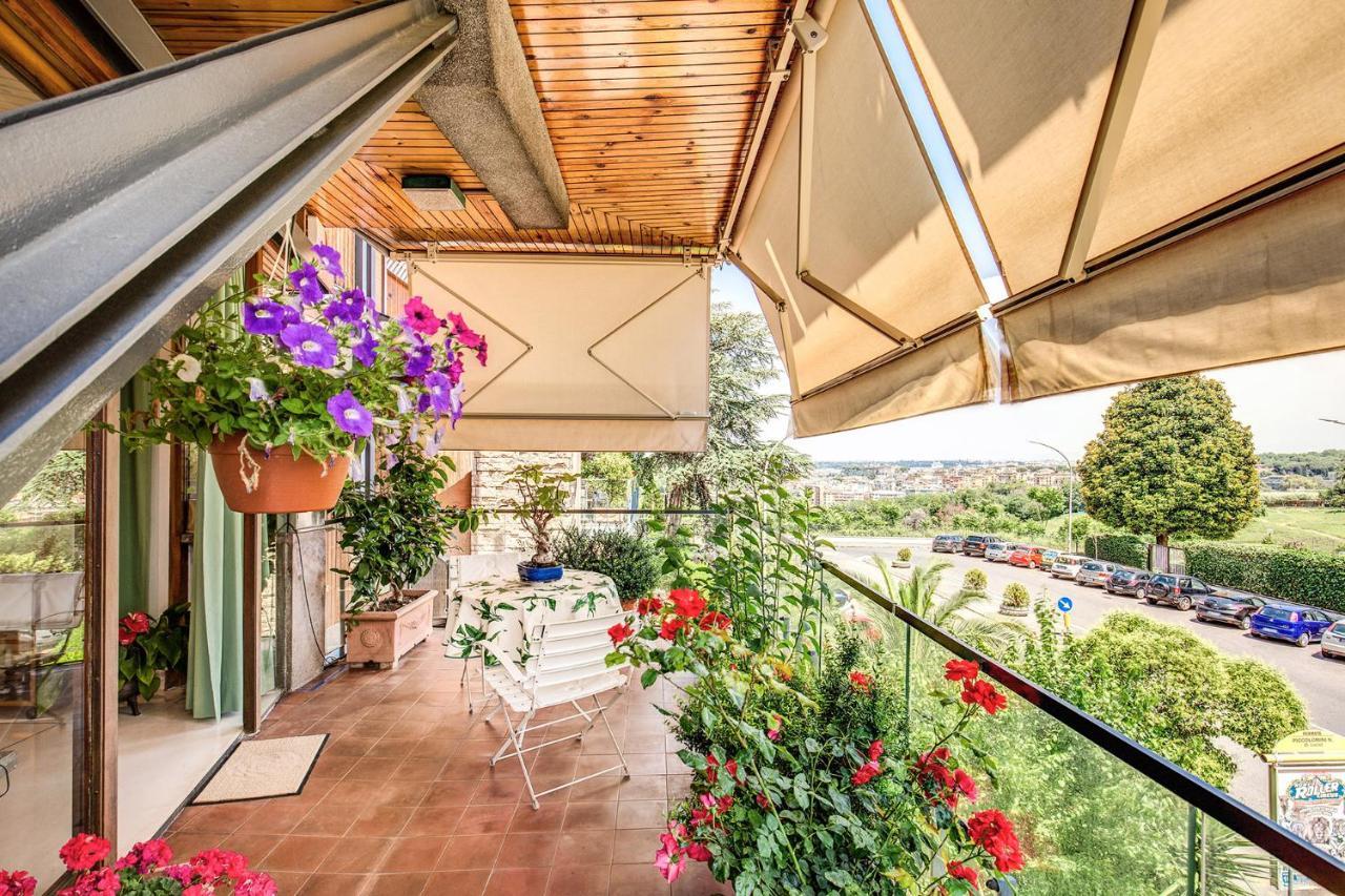 Terrazza Piccolomini: Elegant Apartment Stunning View Over Rome/St Peter'S Dome מראה חיצוני תמונה